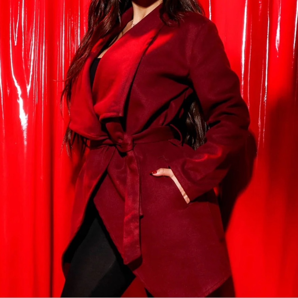 Burgundy Women's Coat